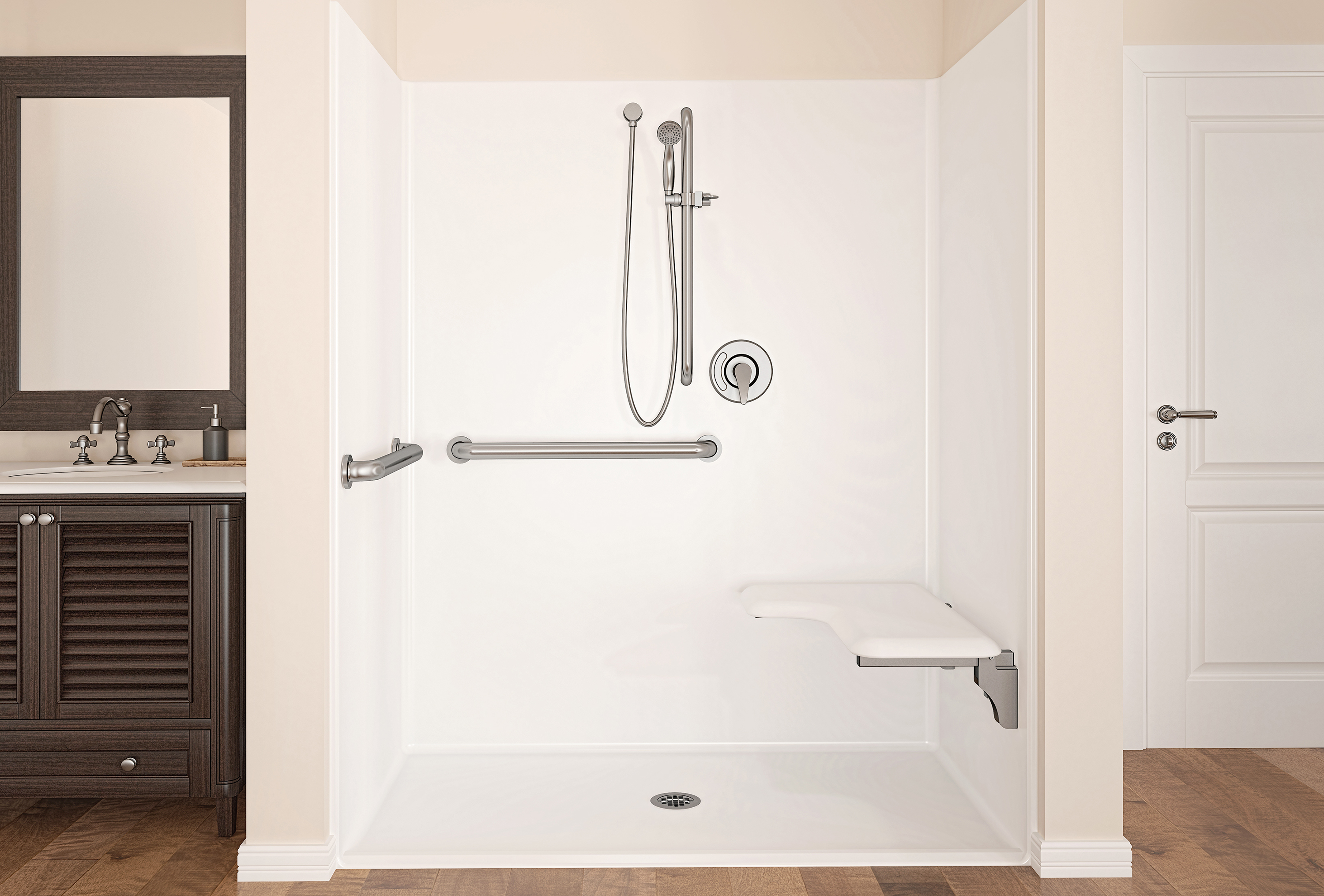 Accessible Bathroom With Shower