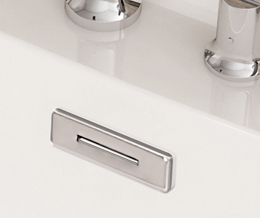 Image of a water drain piece for a bath tub.
