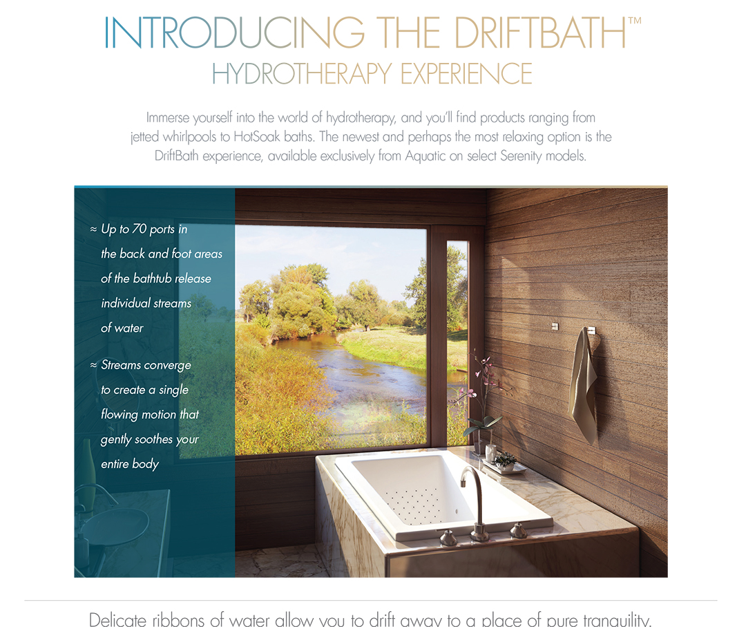Aquatic Bath  Hydrotherapy Bath and Spa Products and Experiences