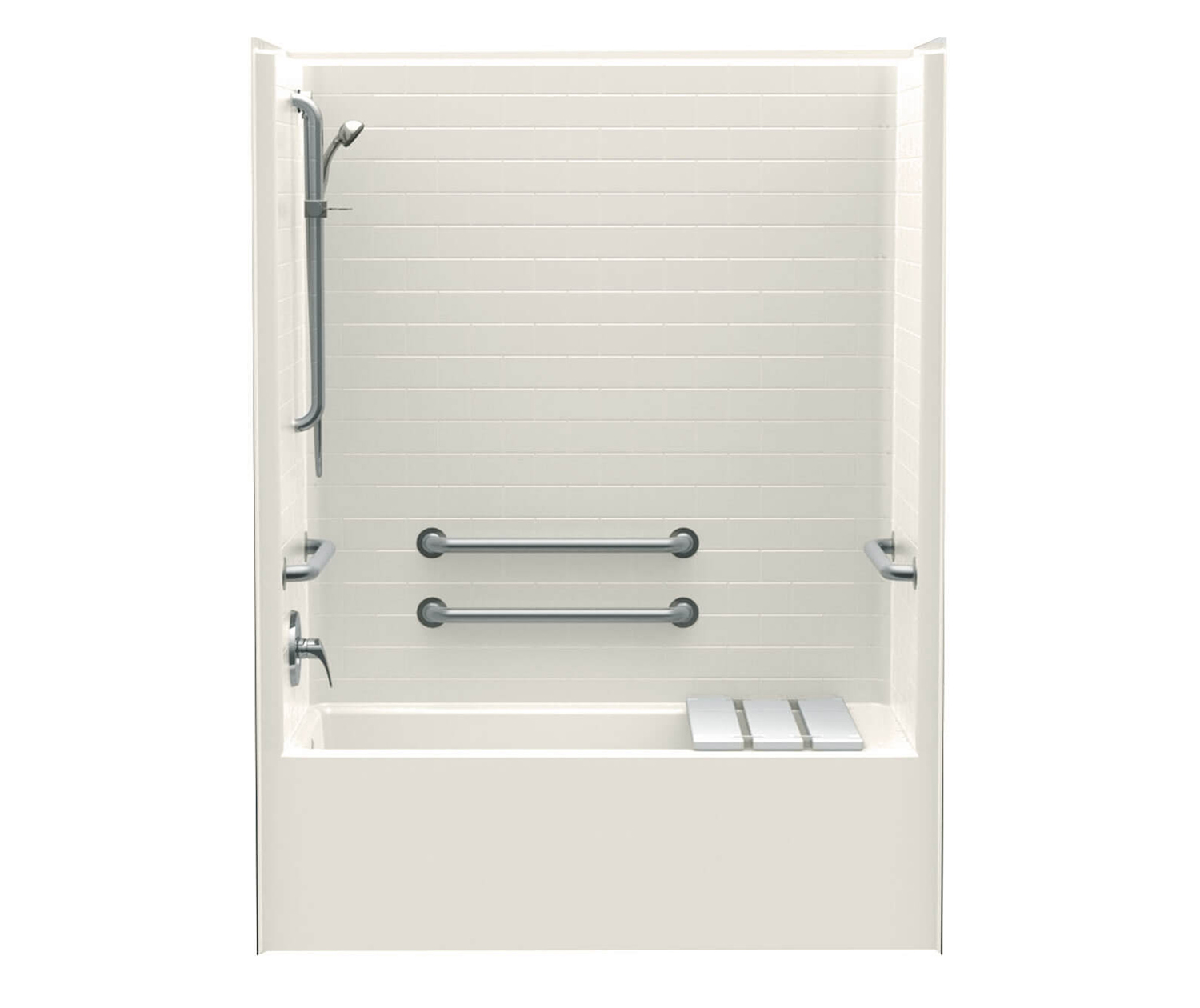 F6032STT 60 x 32 AcrylX Alcove Right Hand Drain One-Piece Tub Shower in ...