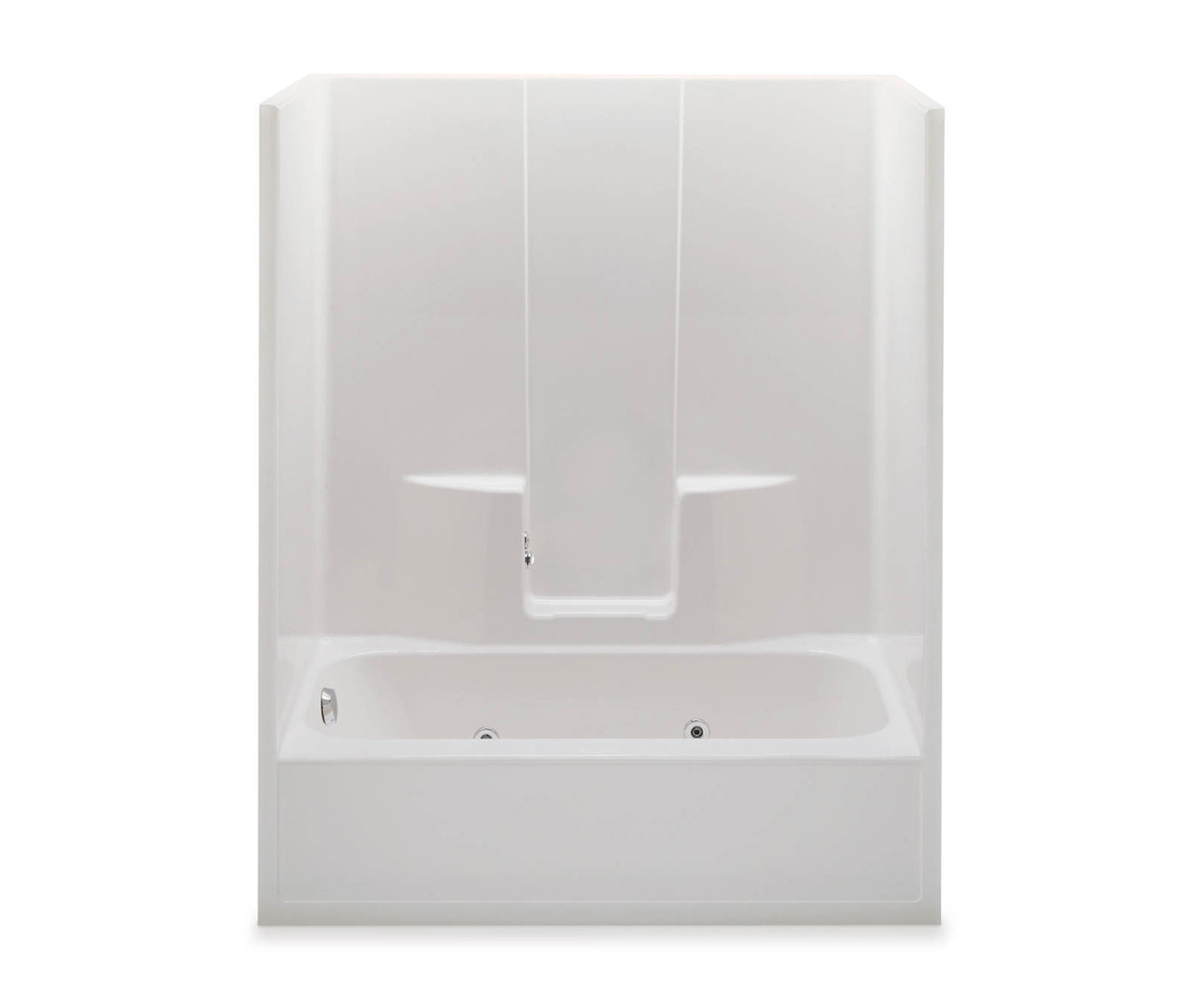 6036SGM AFR 60 x 35 AcrylX Alcove Left-Hand Drain One-Piece Tub 