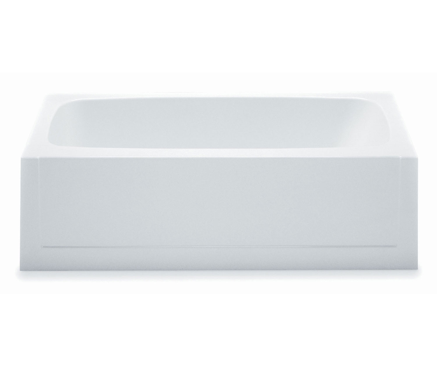 254027 54 x 27 AcrylX Alcove LeftHand Drain Bathtub in Linen Bath
