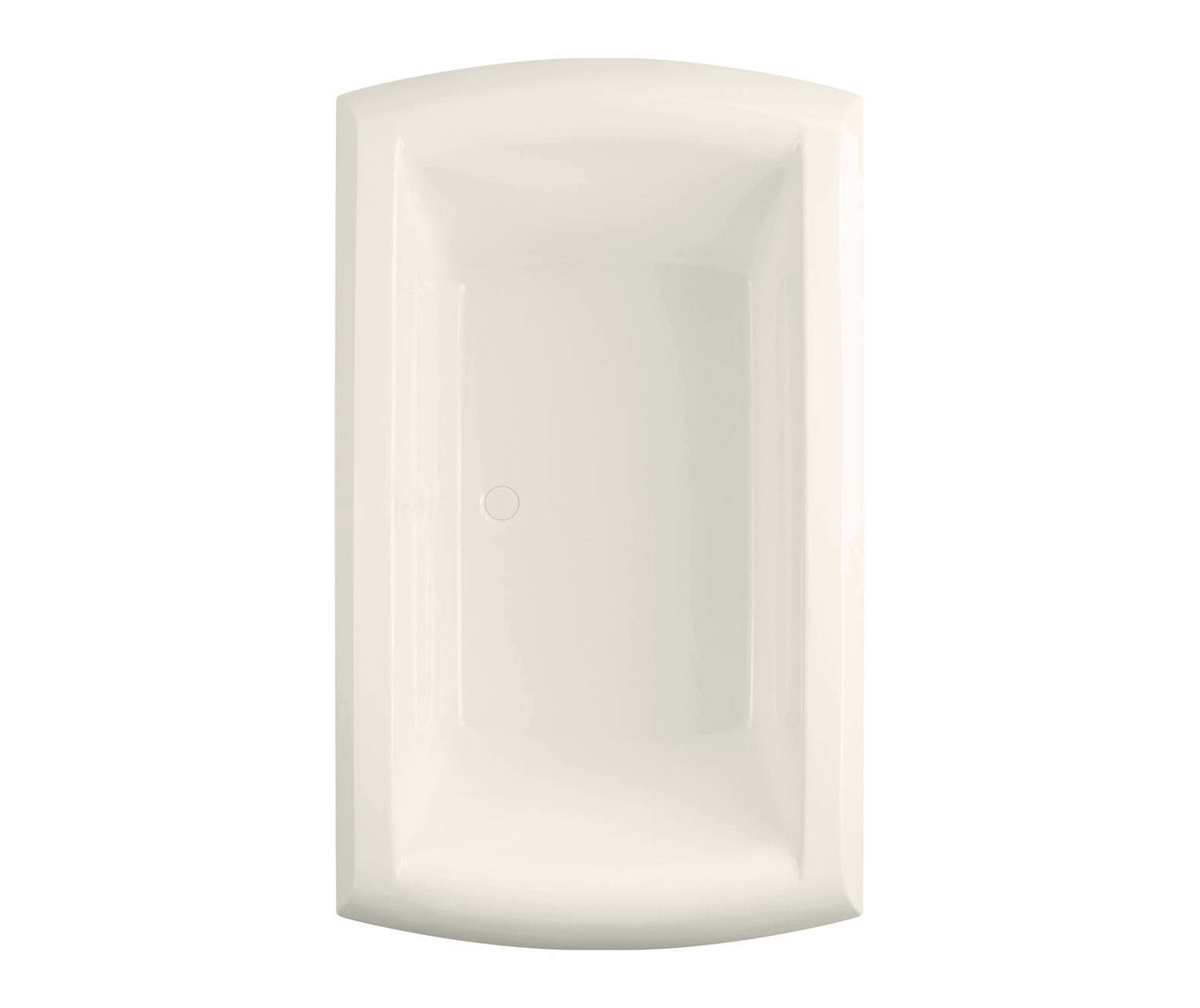 Motif 7242C Acrylic Dropin FrontCenter Drain Bathtub in Biscuit