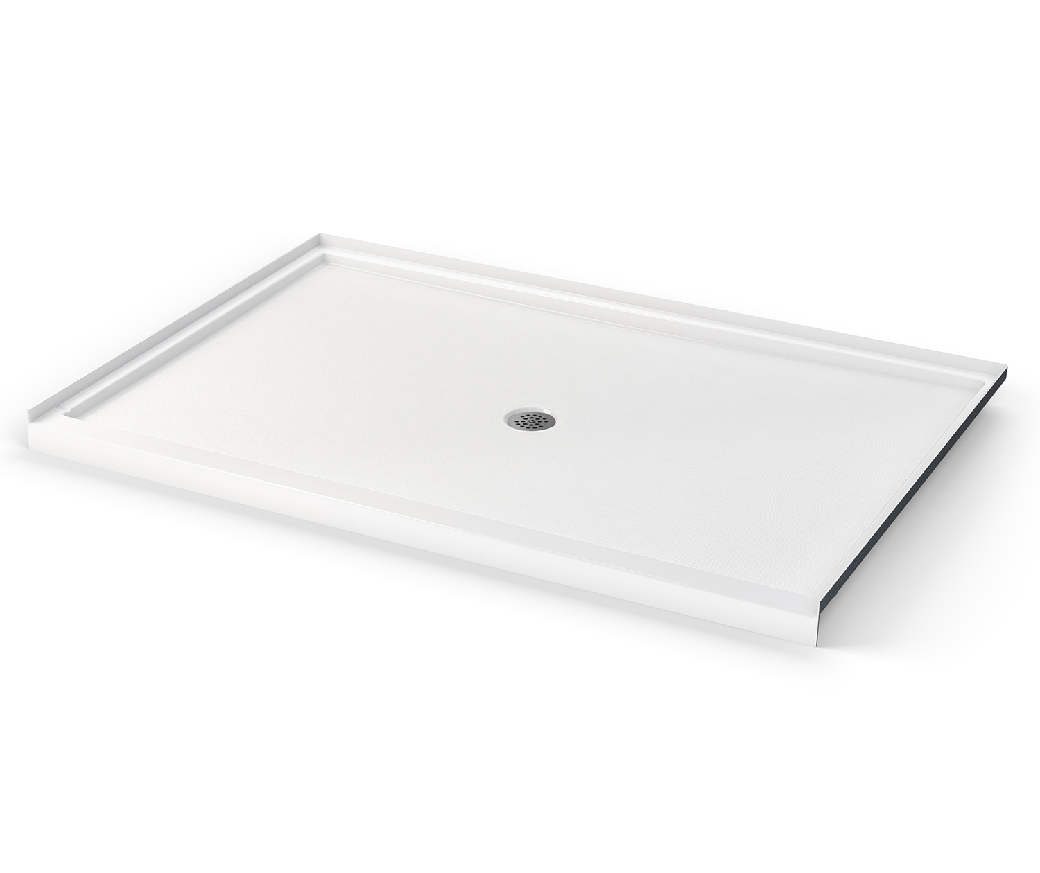 Icon SB7248 AcrylX Alcove Center Drain Shower Base in White | Shower ...