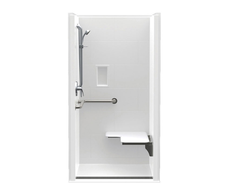 Aquatic Everyday AcrylX 36 in. x 36 in. x 72 in. 1-Piece Shower