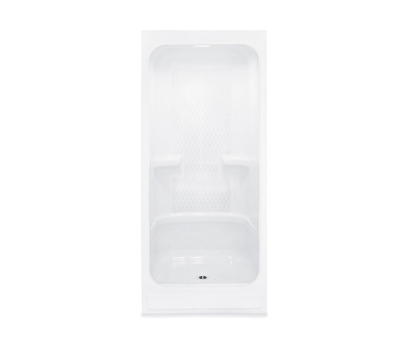 36AC 36 x 36 Acrylic Alcove Center Drain One-Piece Shower in White