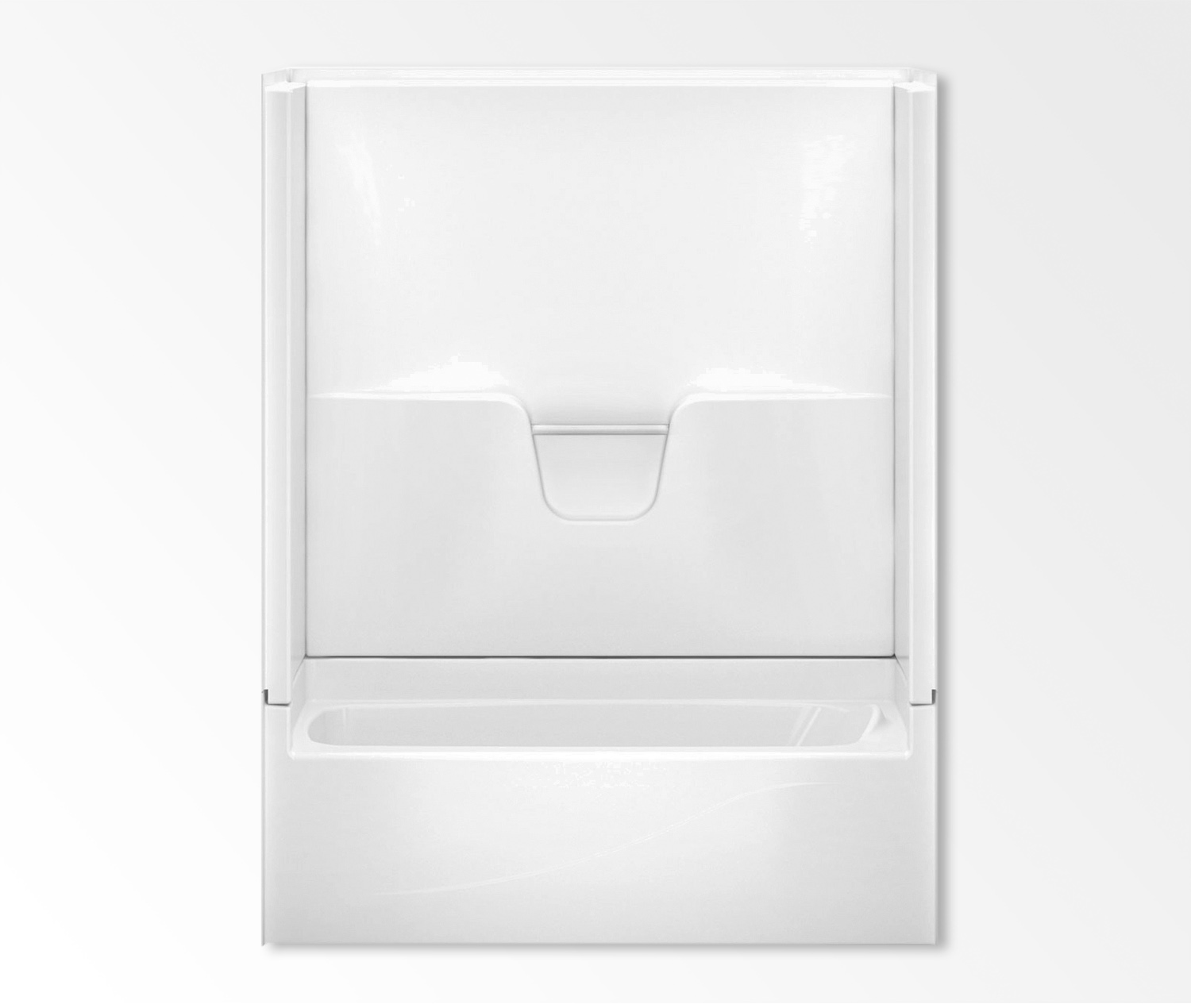 260304P 60 x 30 AcrylX Alcove Left-Hand Drain Four-Piece Tub Shower in ...