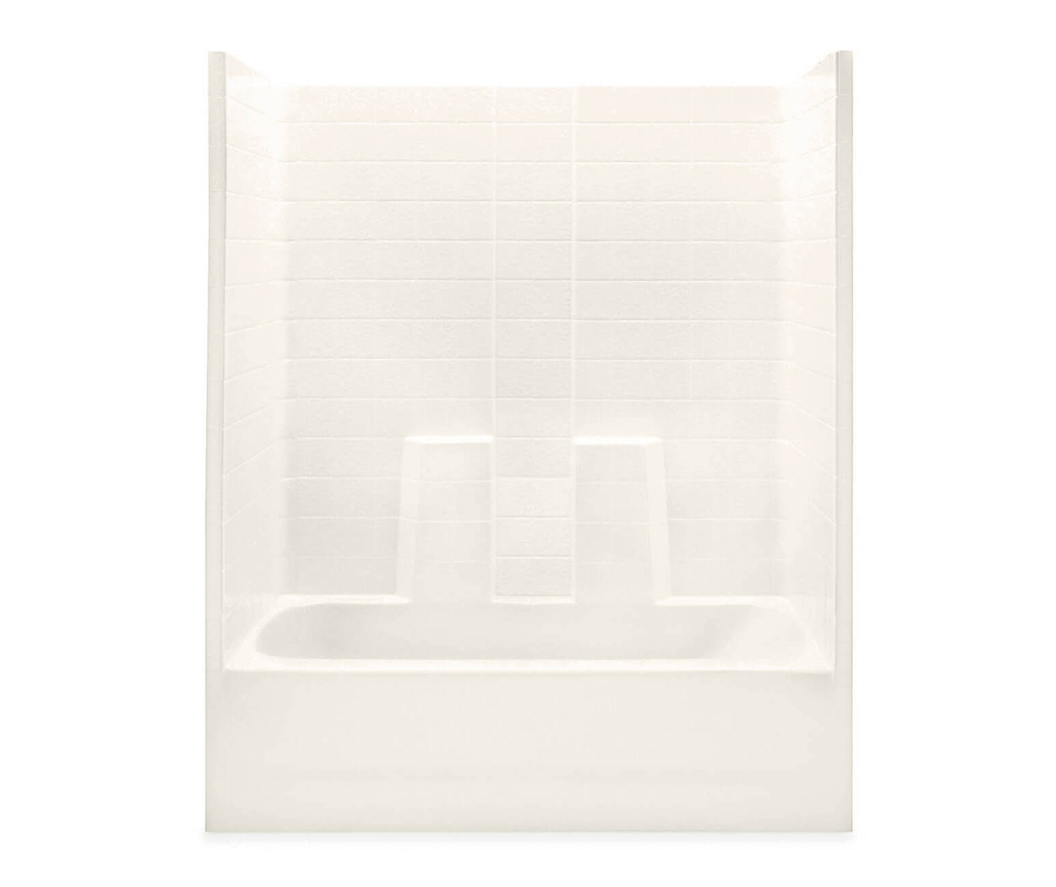 26033CTM AFR 60 x 30 AcrylX Alcove Left-Hand Drain One-Piece Tub Shower ...