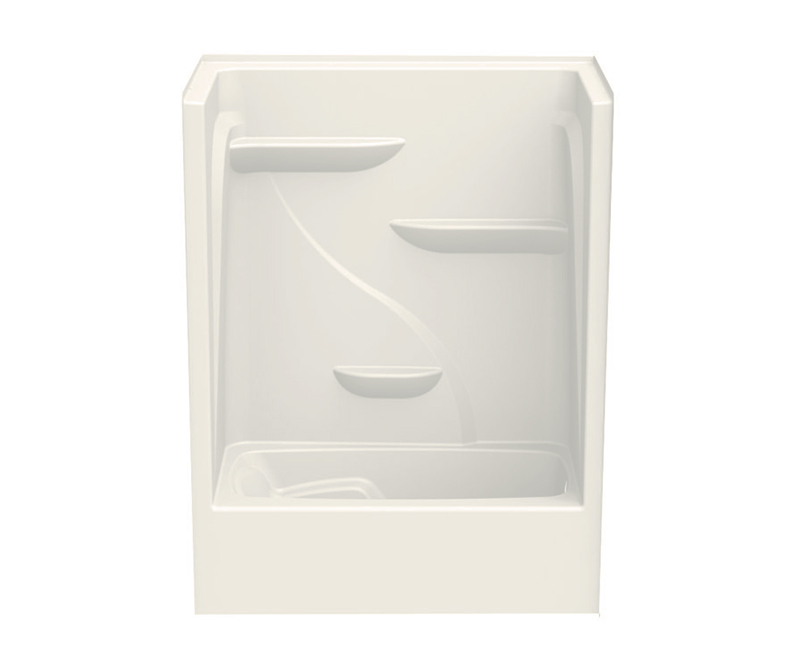 WE260 60 x 34 Acrylic Alcove RightHand Drain OnePiece Tub Shower in